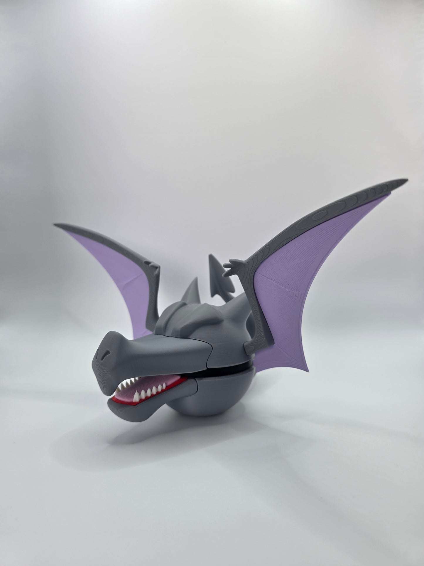 Character Design - 3D Printed Character Ball - Aerodactyl - Unique Display Collectible.