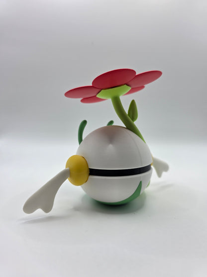 Character Design - 3D Printed Character Ball - Floette - Unique Display Collectible.