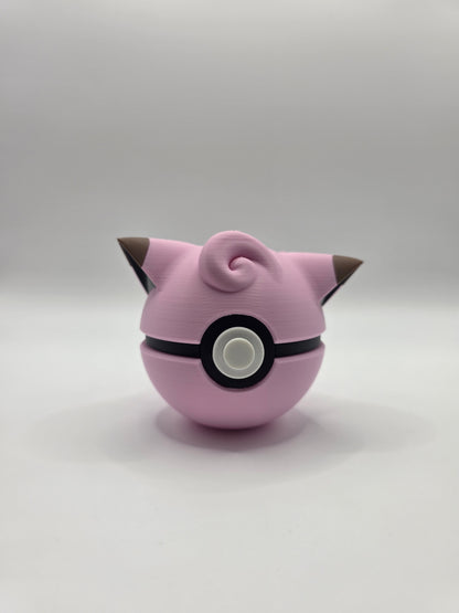 Character Design - 3D Printed Character Ball - Clefairy - Unique Display Collectible.