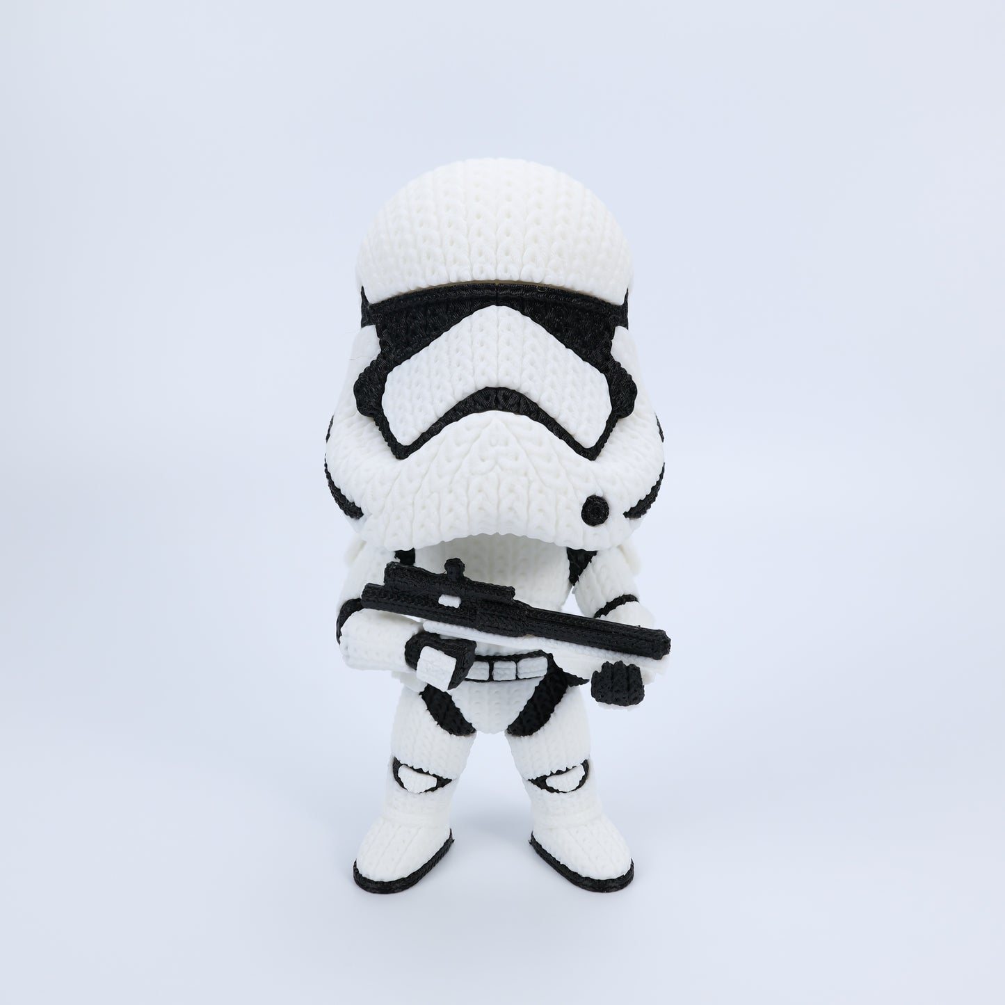 Knitted Design - 3D StarWars Inspired Character Figures - Unique Display Collectible