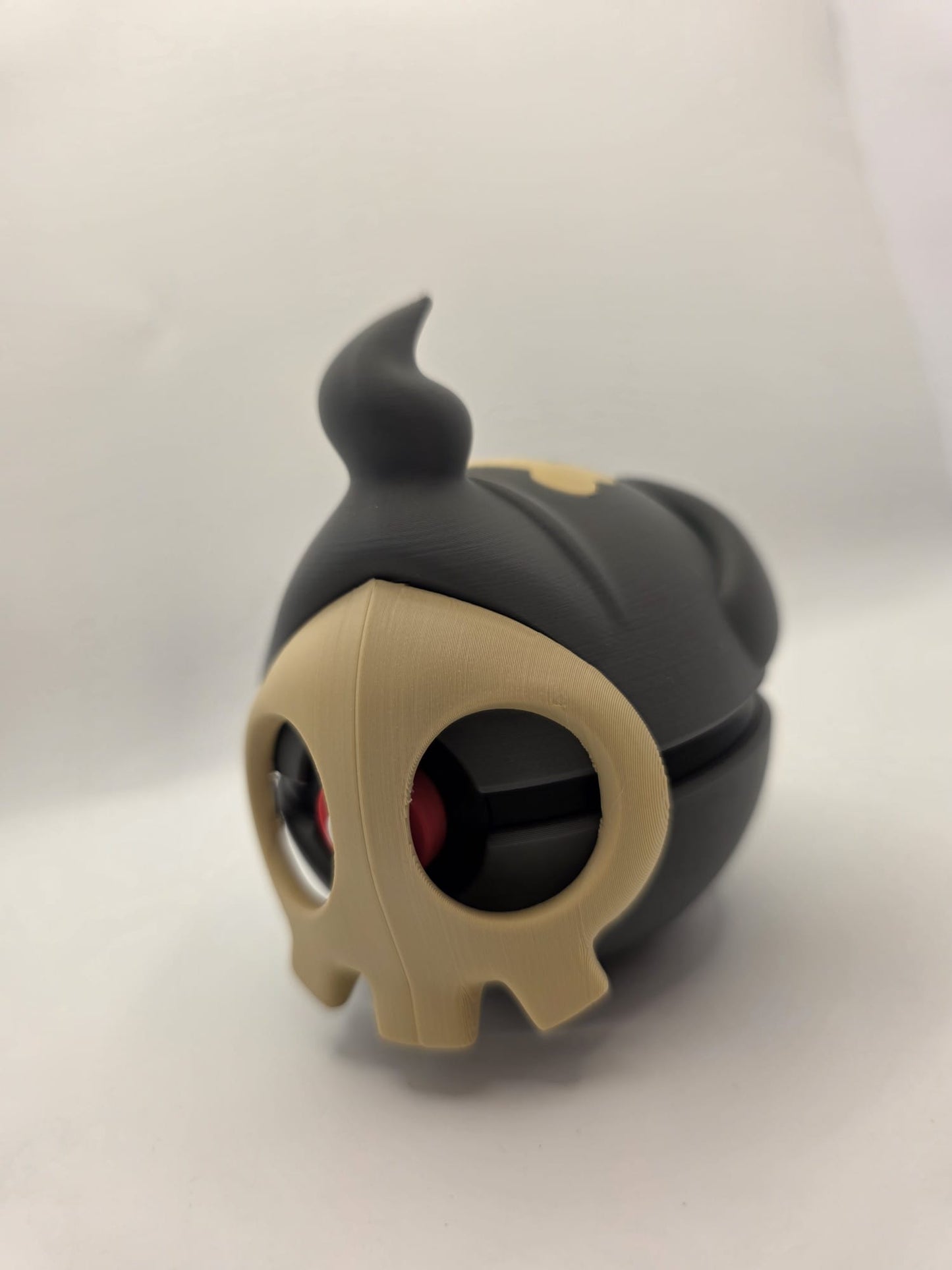 Pokemon Character Design - 3D Printed Pokeball - Duskull - Exclusive Display Collectible.