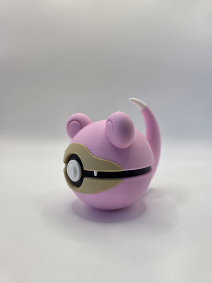 Character Design - 3D Printed Character Ball - Slowpoke - Unique Display Collectible.
