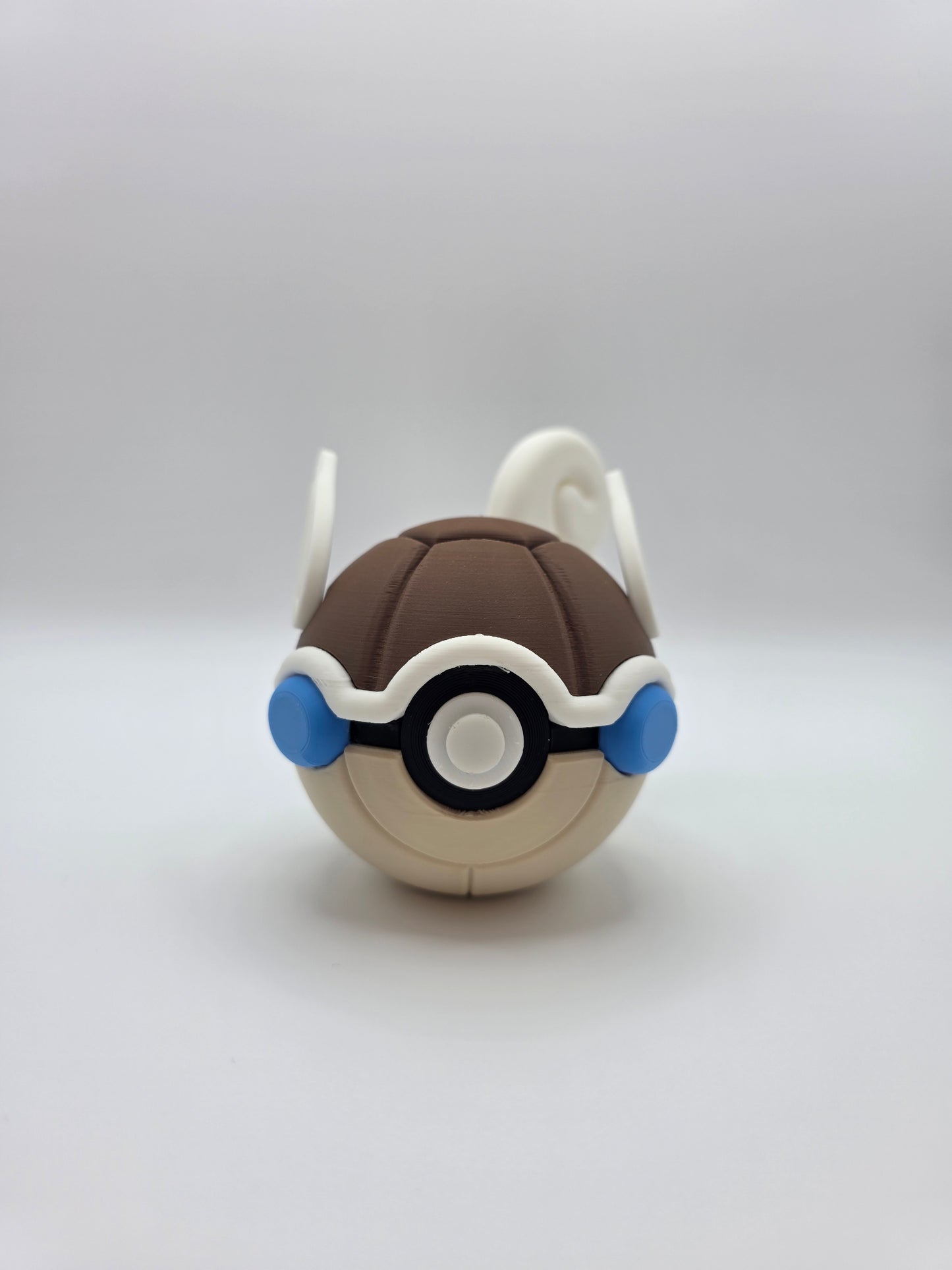 Character Design - 3D Printed Character Ball - Wartortle - Unique Display Collectible.