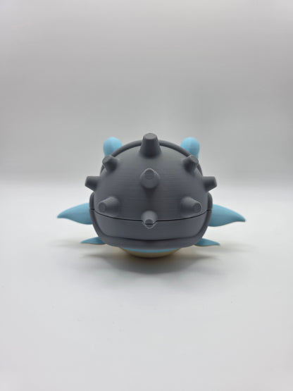 Character Design - 3D Printed Character Ball - Lapras - Unique Display Collectible.