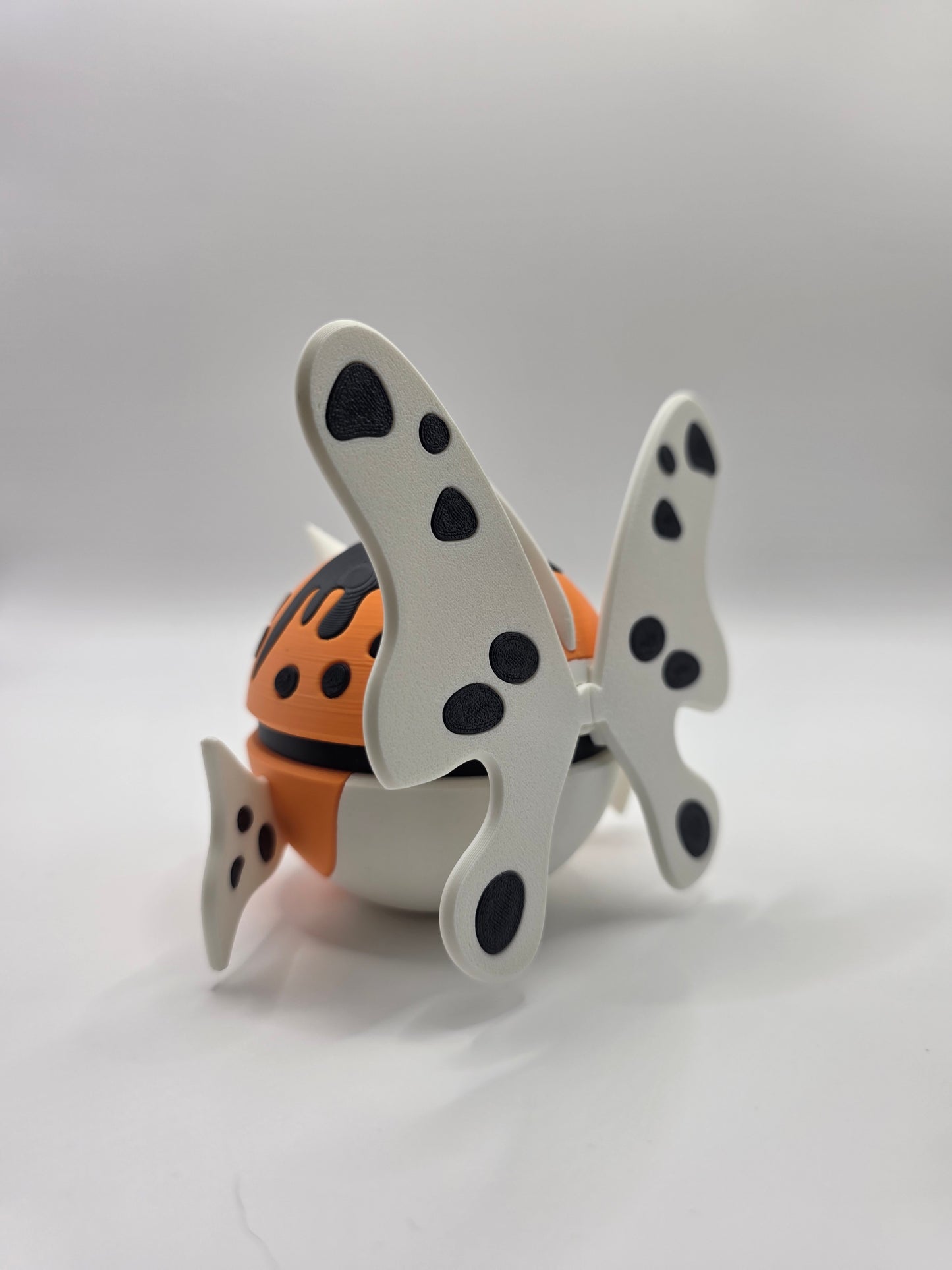 Character Design - 3D Printed Character Ball - Seaking - Unique Display Collectible.