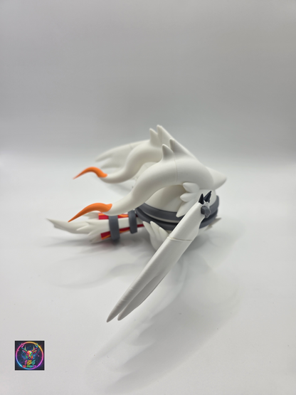 Character Design - 3D Printed Character Ball - Reshiram - Unique Display Collectible.