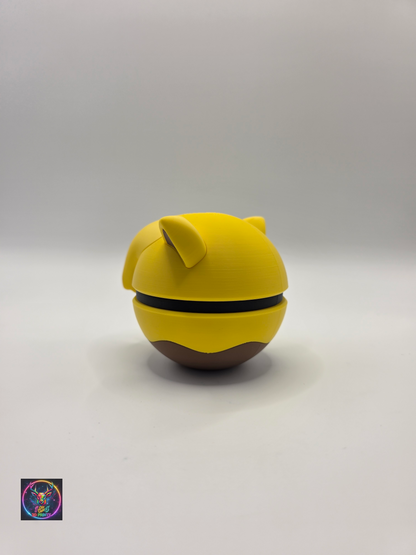 Character Design - 3D Printed Character Ball - Drowzee - Unique Display Collectible.