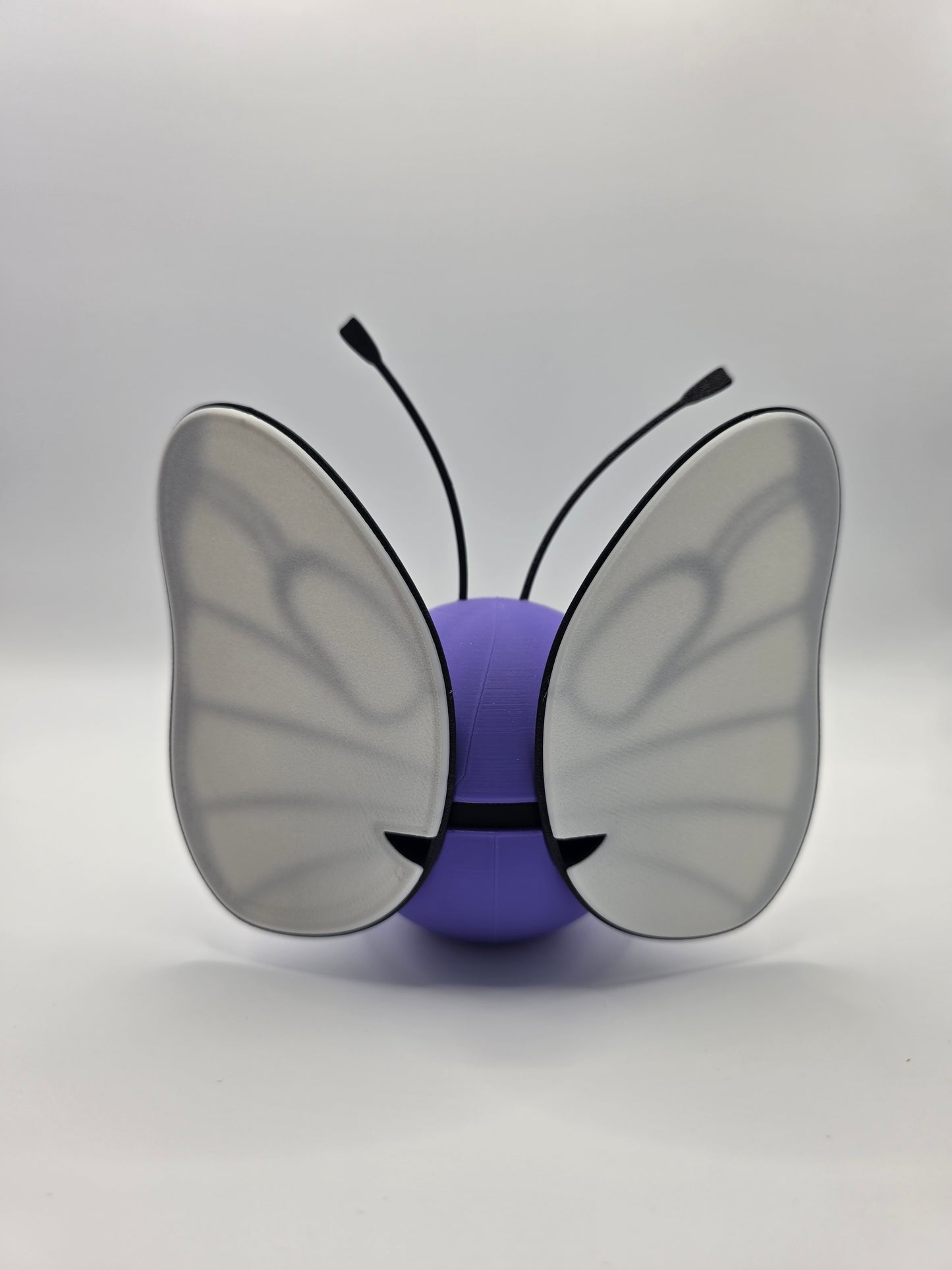 Character Design - 3D Printed Character Ball - Butterfree - Unique Display Collectible.