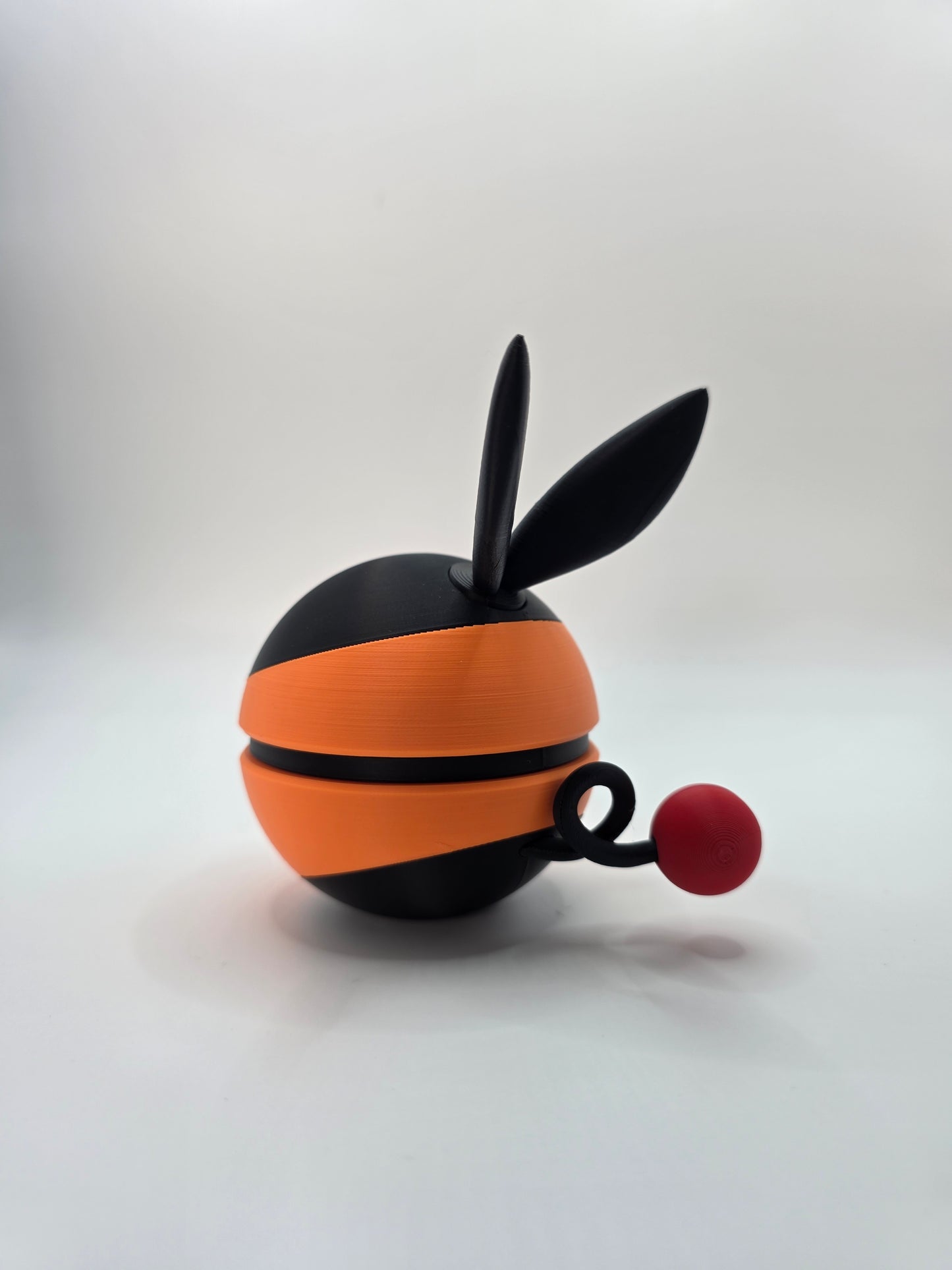 Character Design - 3D Printed Character Ball - Tepig - Unique Display Collectible.