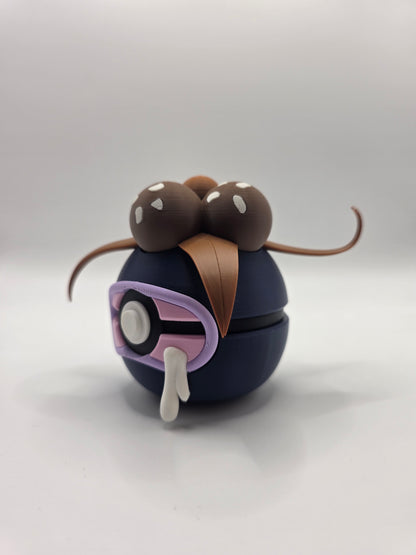 Character Design - 3D Printed Character Ball - Gloom - Unique Display Collectible.
