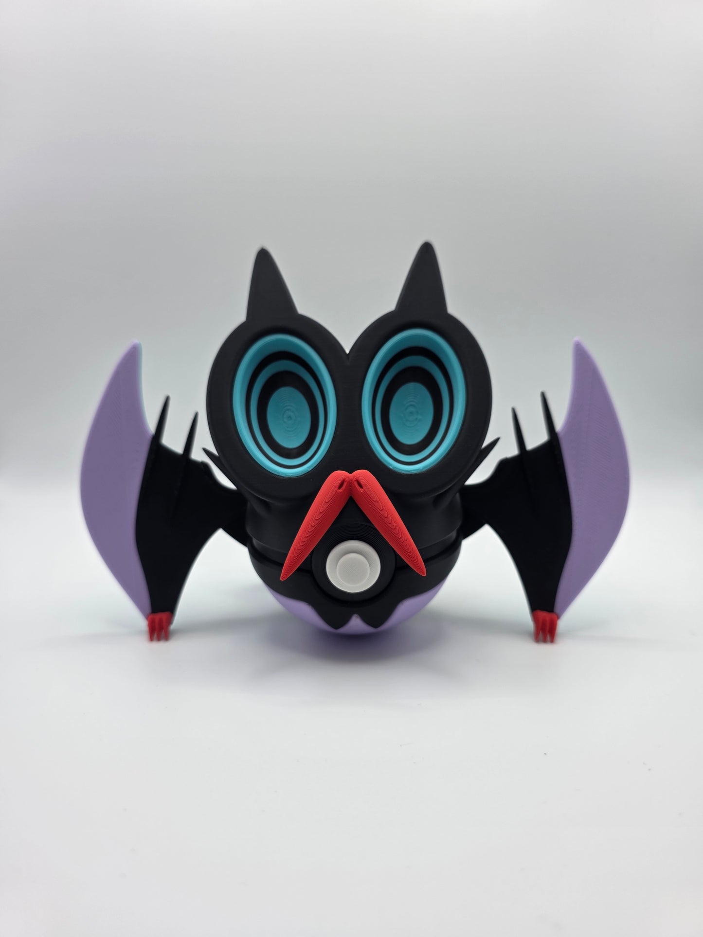 Character Design - 3D Printed Character Ball - Noivern - Unique Display Collectible.