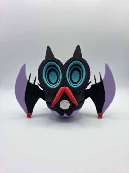 Character Design - 3D Printed Character Ball - Noivern - Unique Display Collectible.