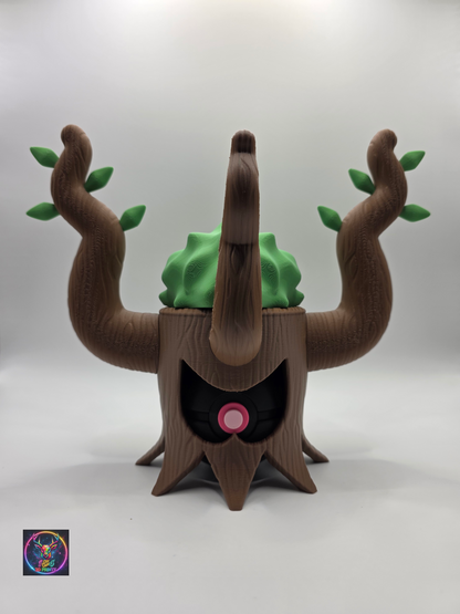 Character Design - 3D Printed Character Ball - Trevenant - Unique Display Collectible.