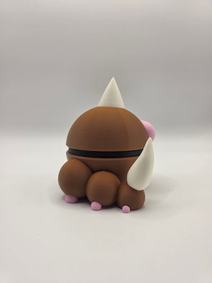Character Design - 3D Printed Character Ball - Weedle - Unique Display Collectible.
