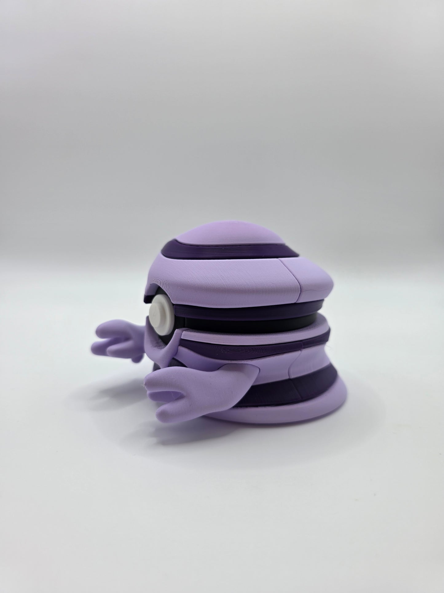 Character Design - 3D Printed Character Ball - Grimer - Unique Display Collectible.