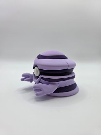 Character Design - 3D Printed Character Ball - Grimer - Unique Display Collectible.