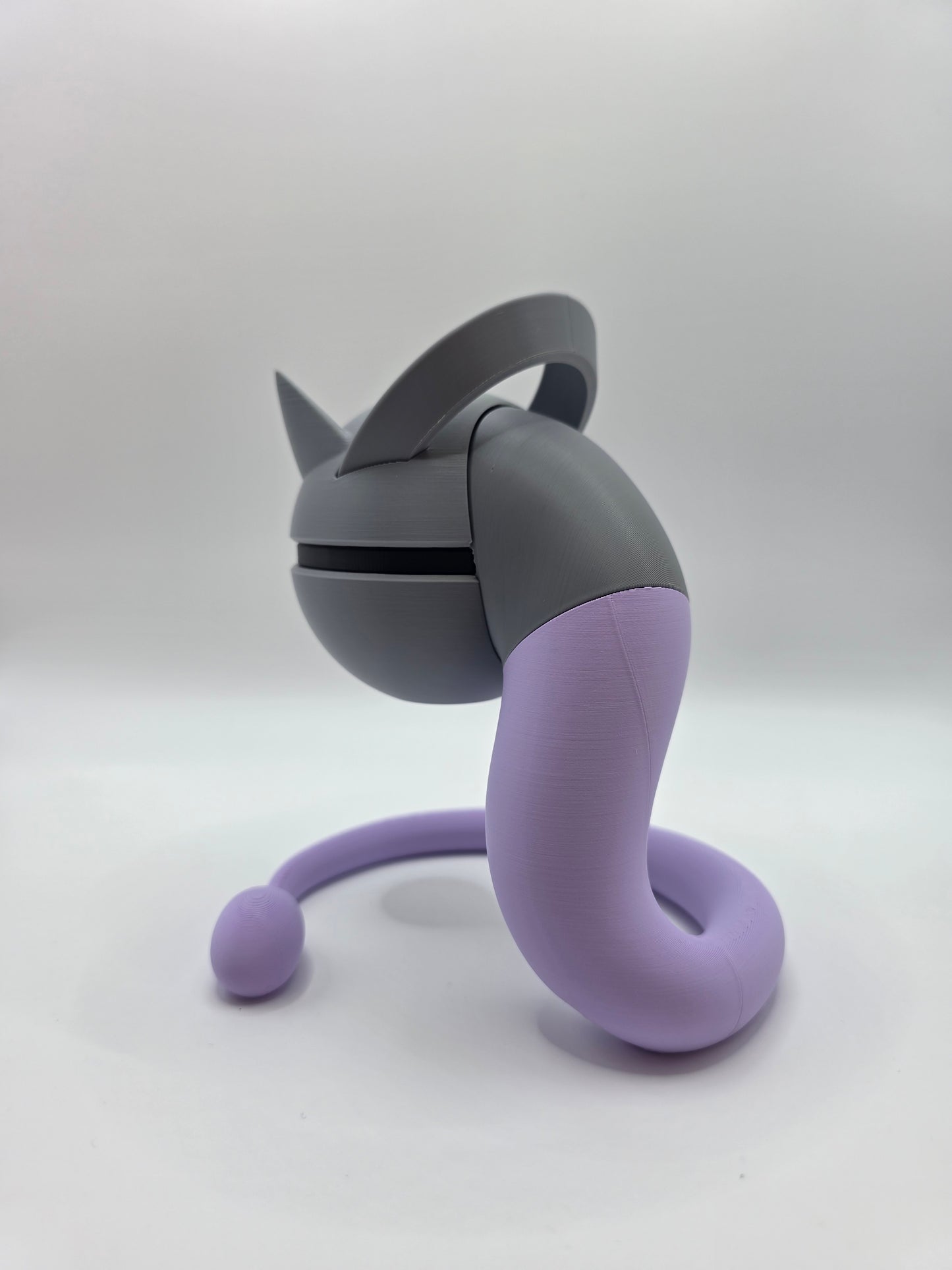 Character Design - 3D Printed Character Ball - Mega Mewtwo Y - Unique Display Collectible.