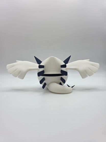 Character Design - 3D Printed Character Ball - Lugia - Unique Display Collectible.
