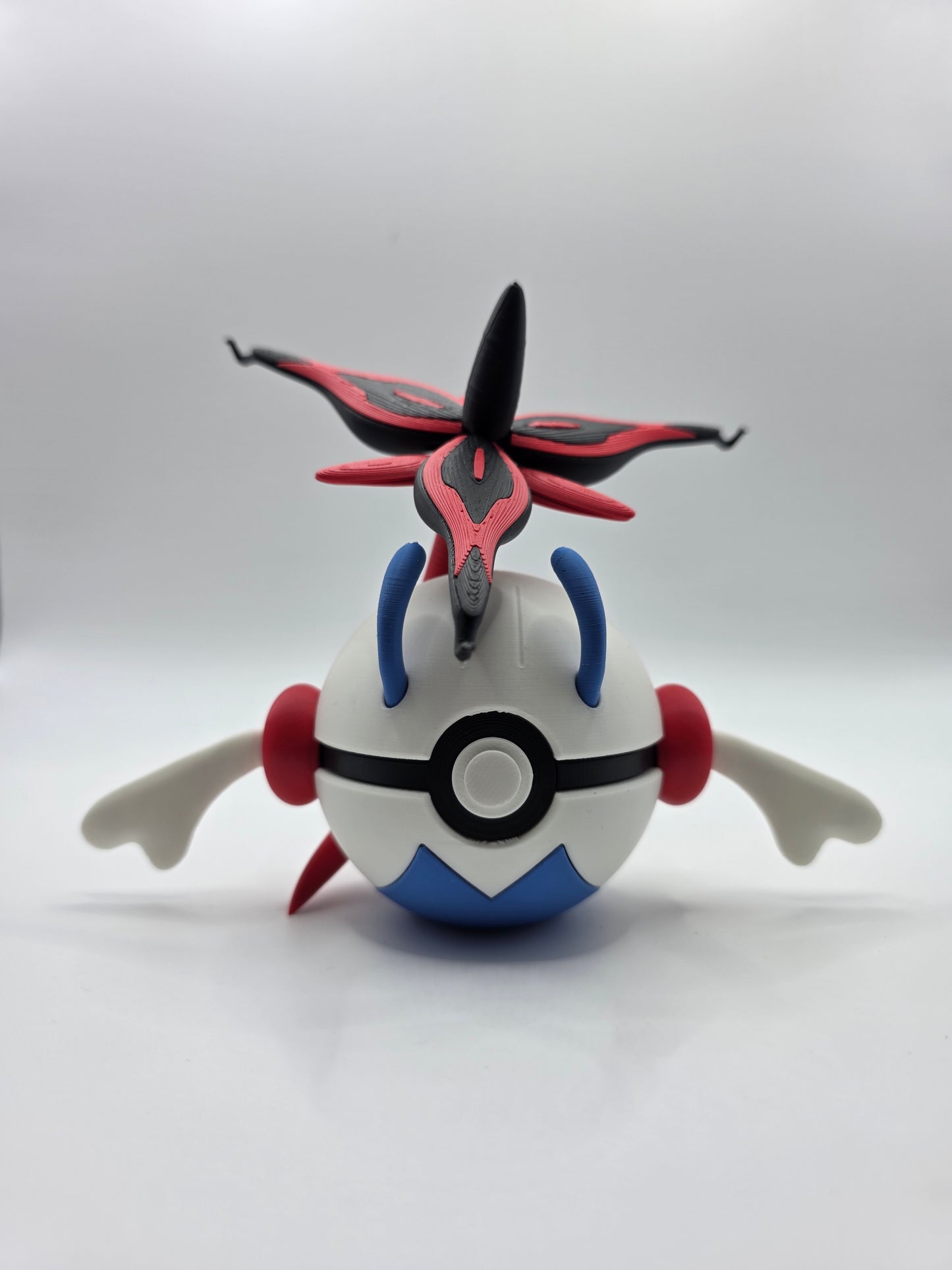 Character Design - 3D Printed Character Ball - Eternal Floette - Unique Display Collectible.