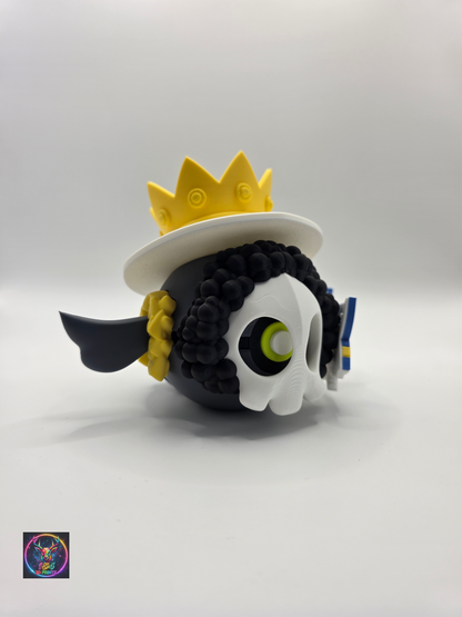 Character Design - 3D Printed Character Ball - Brook Duskull - Unique Display Collectible.