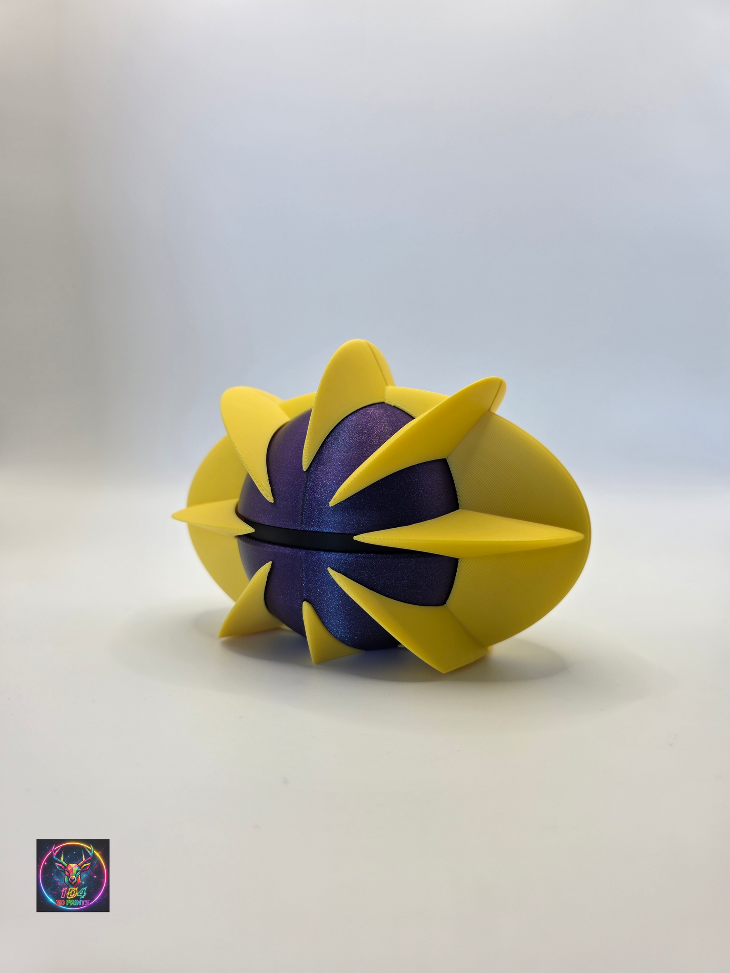 Character Design - 3D Printed Character Ball - Cosmoem - Unique Display Collectible.