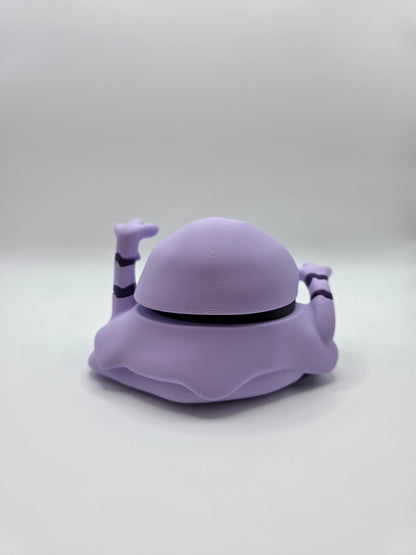 Character Design - 3D Printed Character Ball - Muk - Unique Display Collectible.
