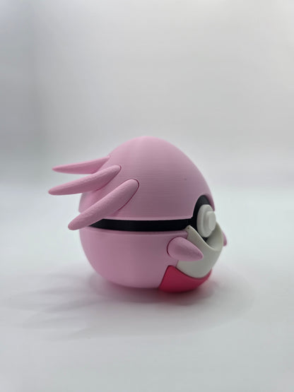 Character Design - 3D Printed Character Ball - Chansey - Unique Display Collectible.