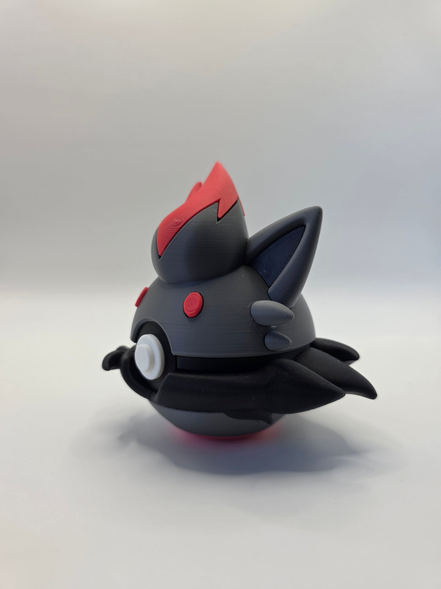 Character Design - 3D Printed Character Ball - Zorua - Unique Display Collectible.