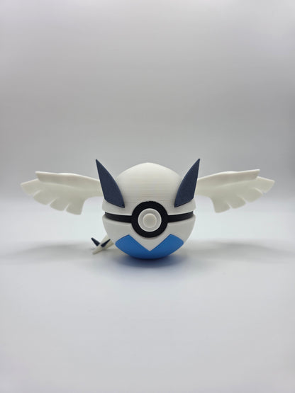 Character Design - 3D Printed Character Ball - Lugia - Unique Display Collectible.