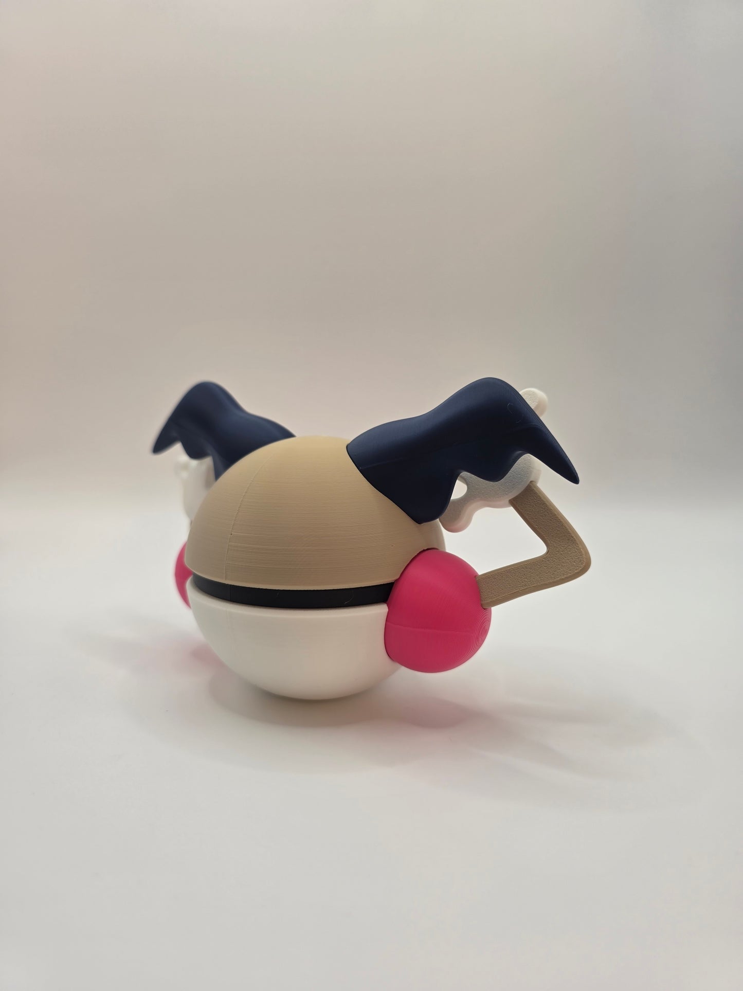 Character Design - 3D Printed Character Ball - Mr Mime - Unique Display Collectible.