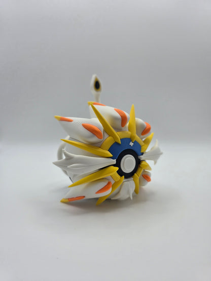 Character Design - 3D Printed Character Ball - Solgaleo - Unique Display Collectible.