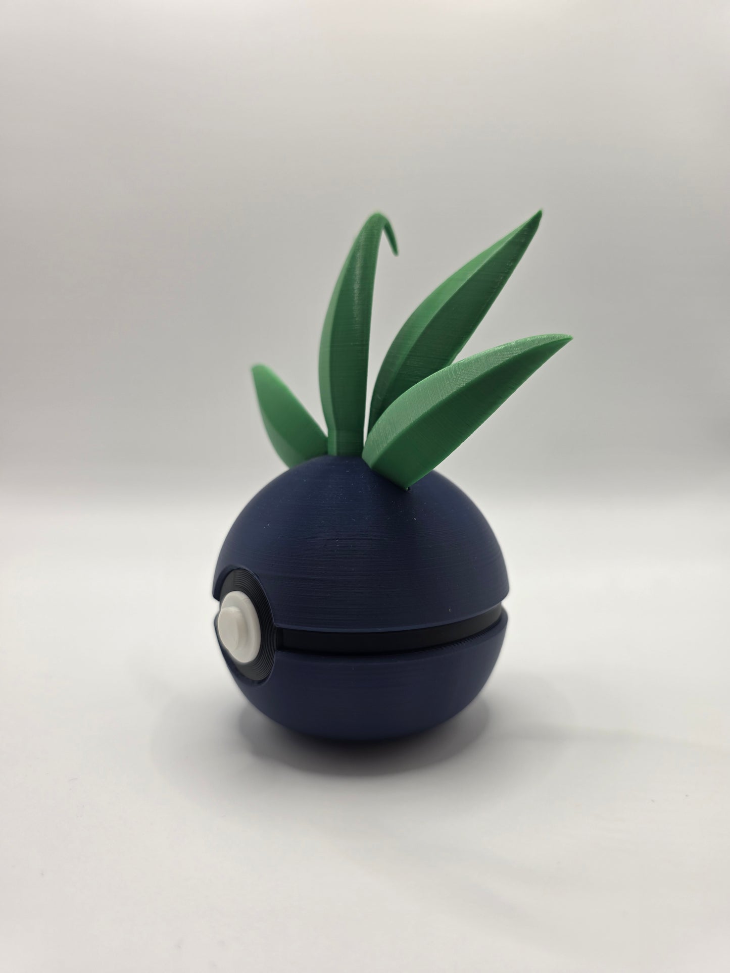 Character Design - 3D Printed Character Ball - Oddish  - Unique Display Collectible.