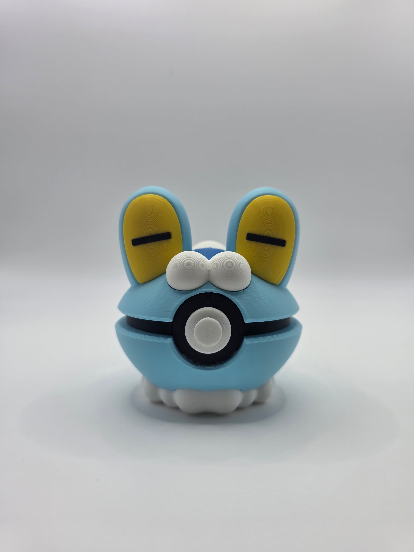 Character Design - 3D Printed Character Ball - Froakie - Unique Display Collectible.