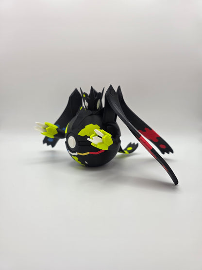 Character Design - 3D Printed Character Ball - Zygarde Complete Form - Unique Display Collectible.
