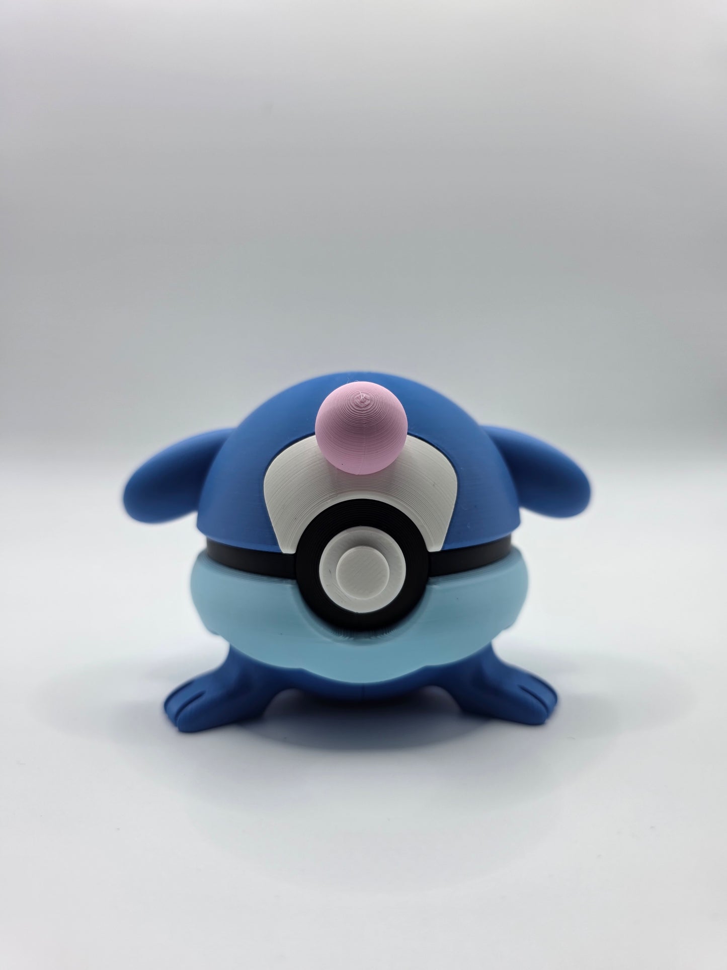 Character Design - 3D Printed Character Ball - Popplio - Unique Display Collectible.