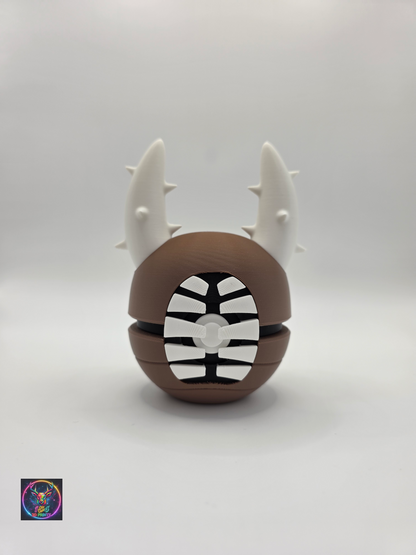 Character Design - 3D Printed Character Ball - Pinsir - Unique Display Collectible.