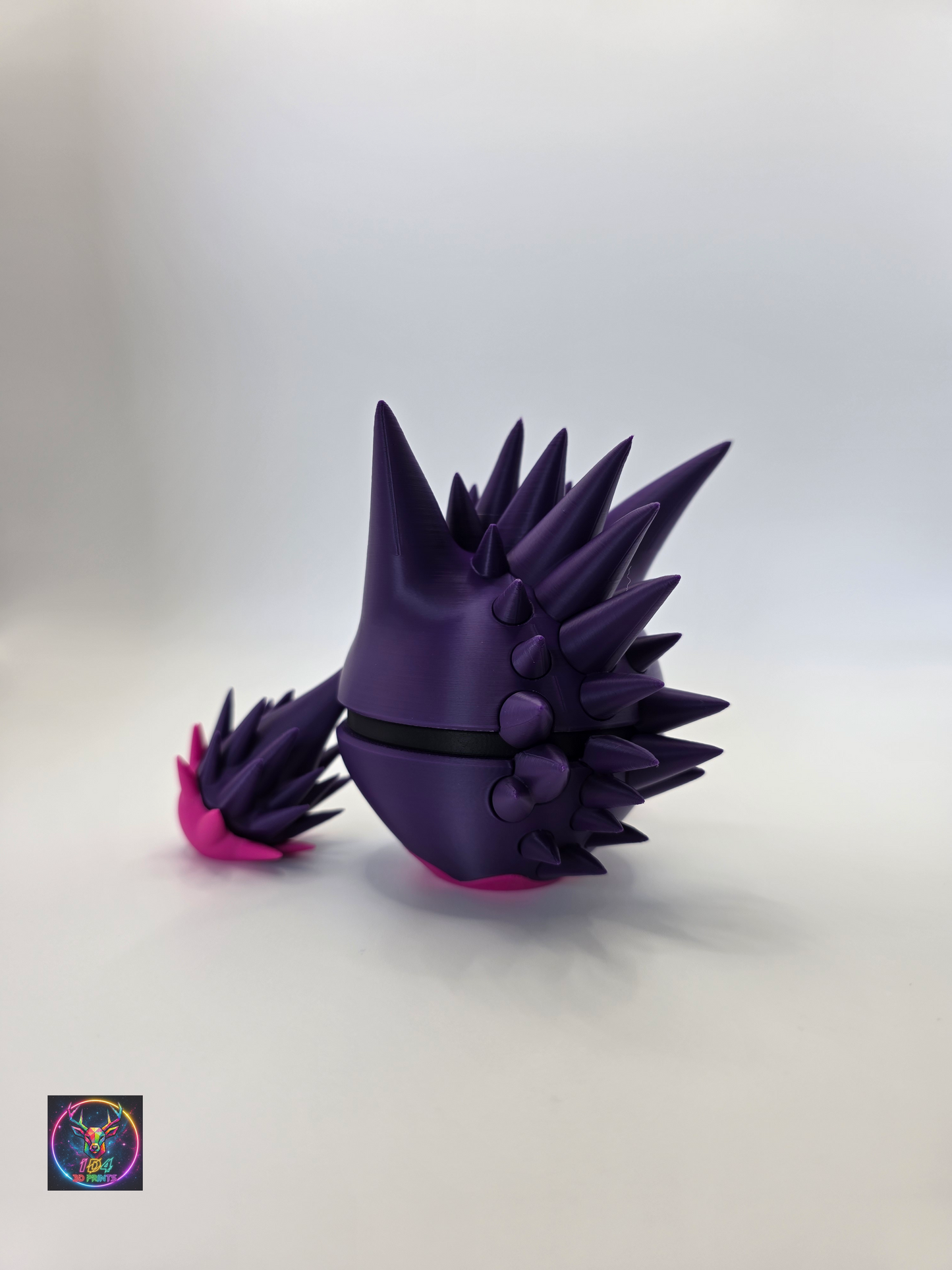 Character Design - 3D Printed Character Ball - Mega Gengar - Unique Display Collectible.