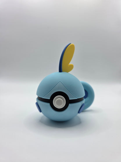 Character Design - 3D Printed Character Ball - Sobble - Unique Display Collectible.