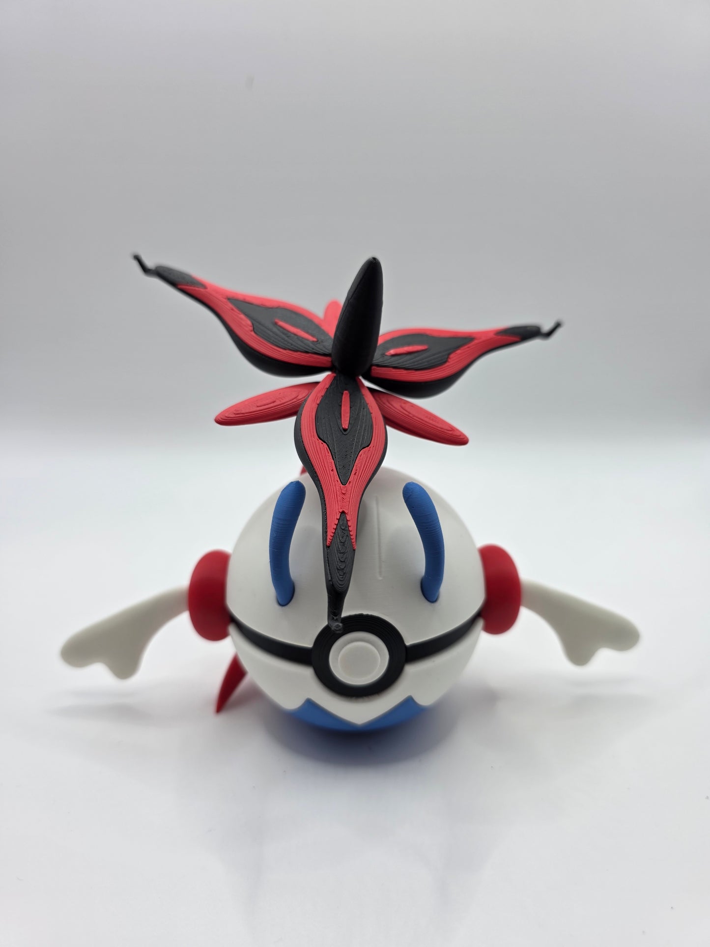 Character Design - 3D Printed Character Ball - Eternal Floette - Unique Display Collectible.