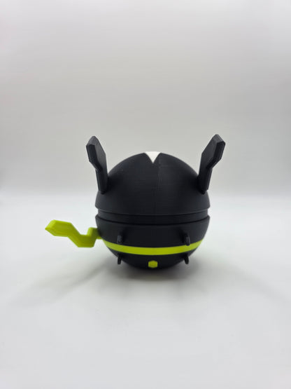 Character Design - 3D Printed Character Ball - Zygarde 10% Form - Unique Display Collectible.