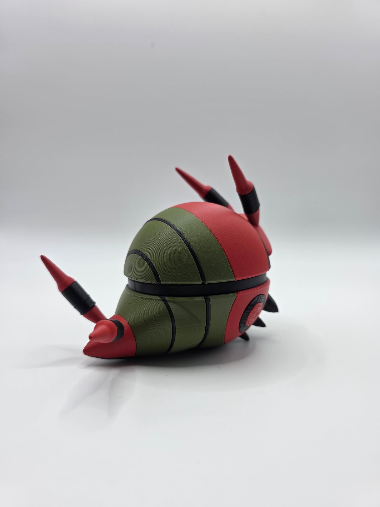 Character Design - 3D Printed Character Ball - Venipede - Unique Display Collectible.