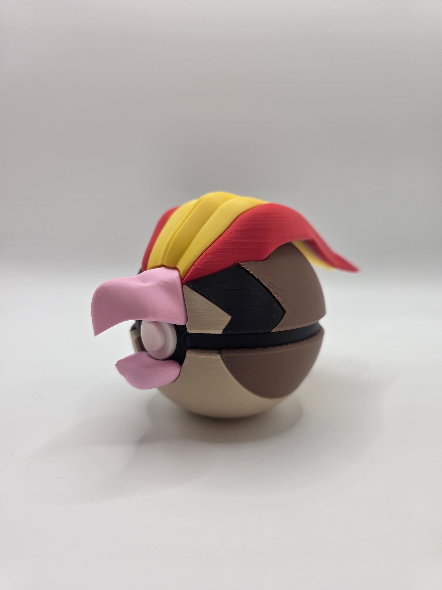 Character Design - 3D Printed Character Ball - Pidgeot - Unique Display Collectible.