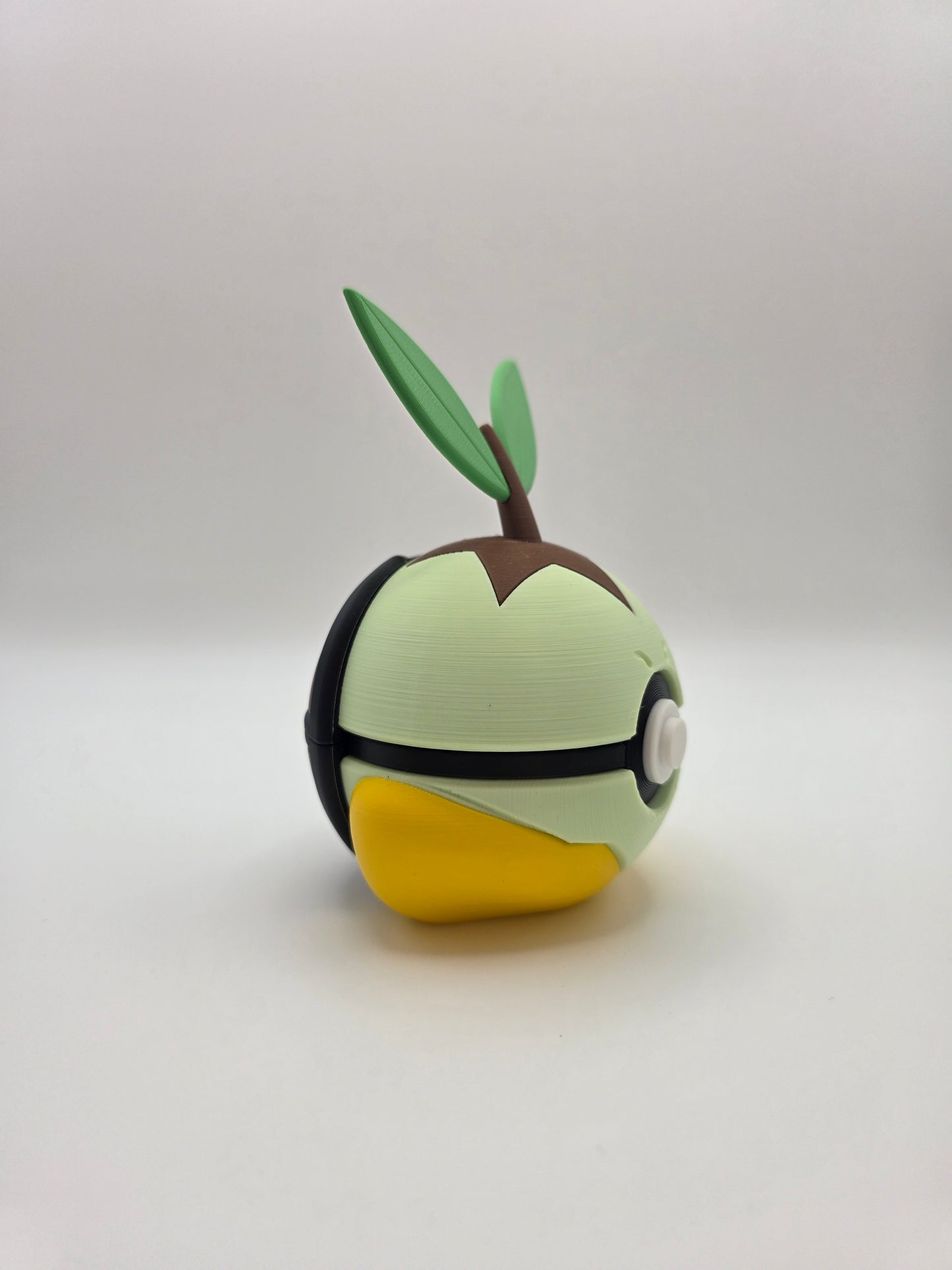 Character Design - 3D Printed Character Ball - Turtwig - Unique Display Collectible.