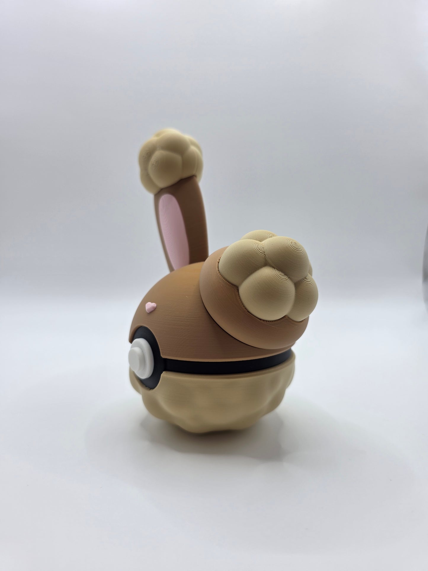 Character Design - 3D Printed Character Ball - Bunely - Unique Display Collectible.