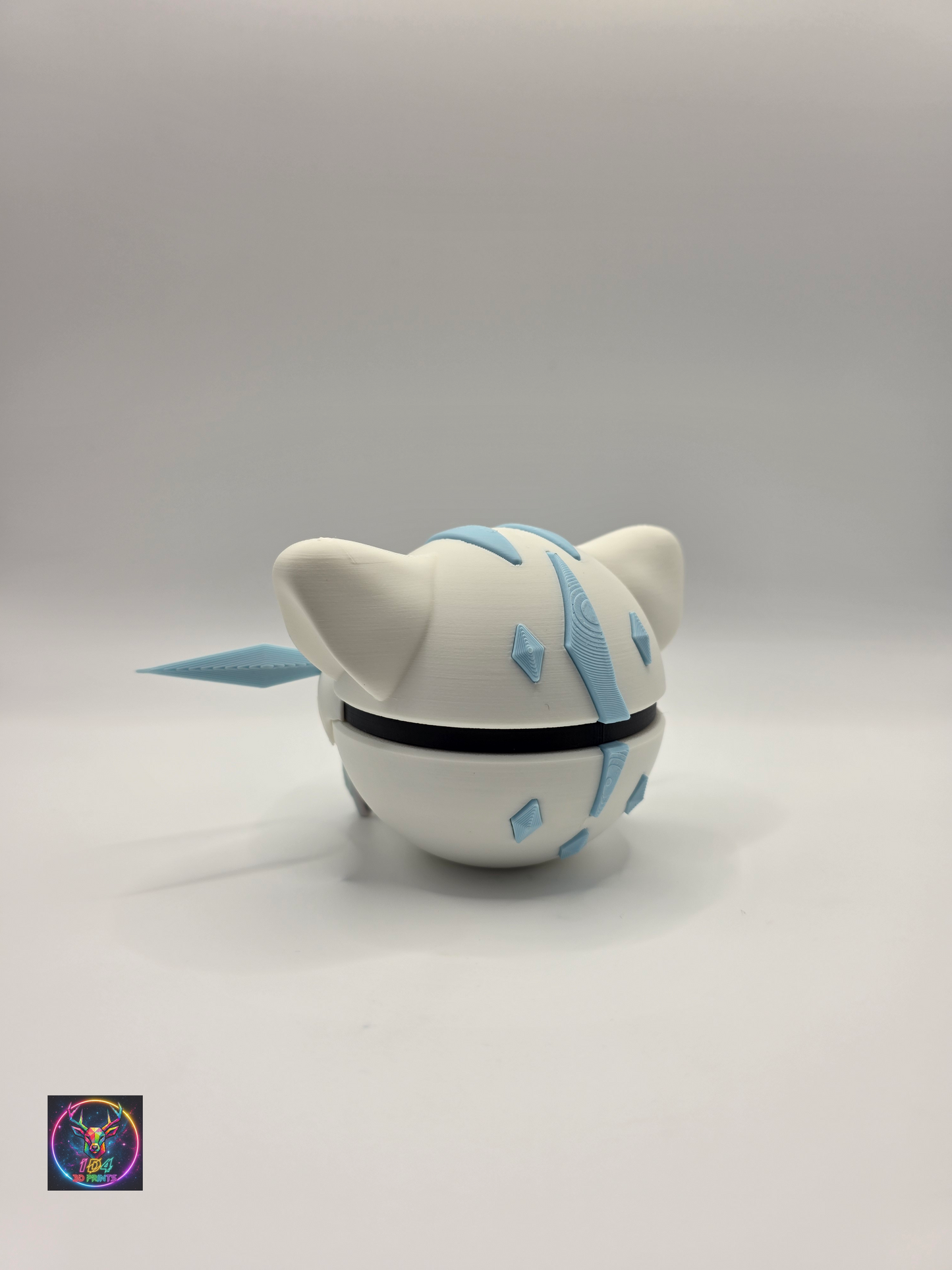 Character Design - 3D Printed Character Ball - Chien-Pao - Unique Display Collectible.