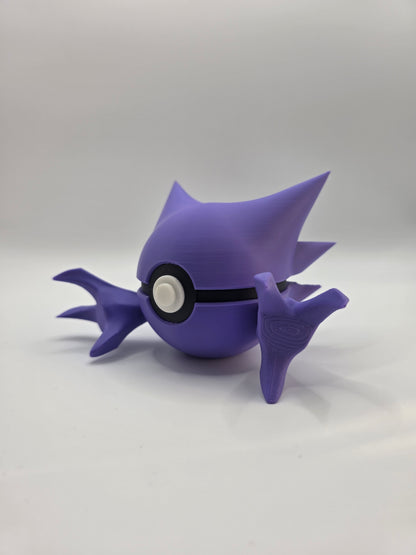 Character Design - 3D Printed Character Ball - Haunter - Unique Display Collectible.