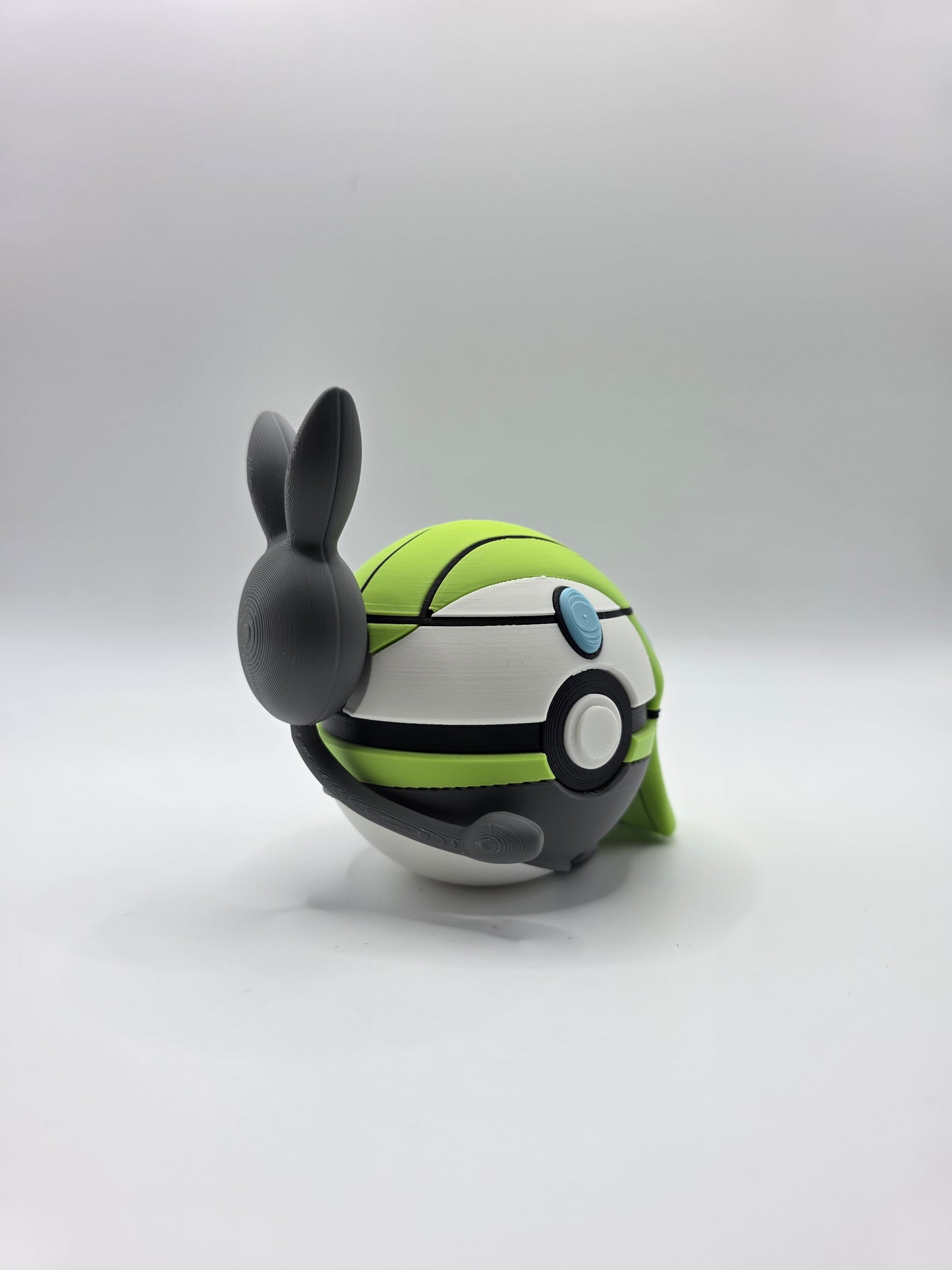 Character Design - 3D Printed Character Ball - Meloetta Aria Form - Unique Display Collectible.