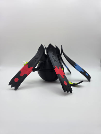 Character Design - 3D Printed Character Ball - Zygarde Complete Form - Unique Display Collectible.
