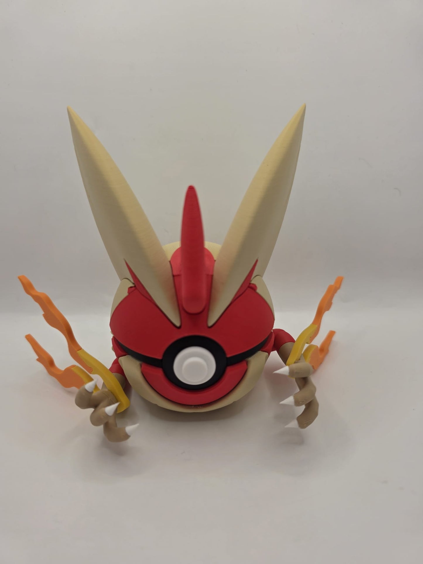 Pokemon Character Design - 3D Printed Pokeball - Mega Blaziken - Exclusive Display Collectible.