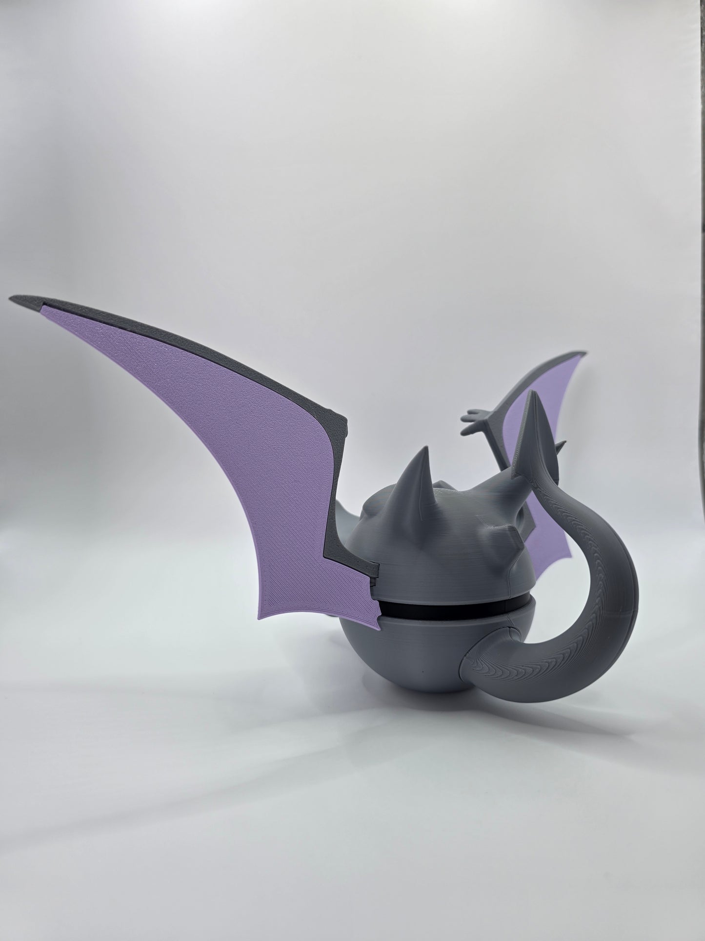 Character Design - 3D Printed Character Ball - Aerodactyl - Unique Display Collectible.